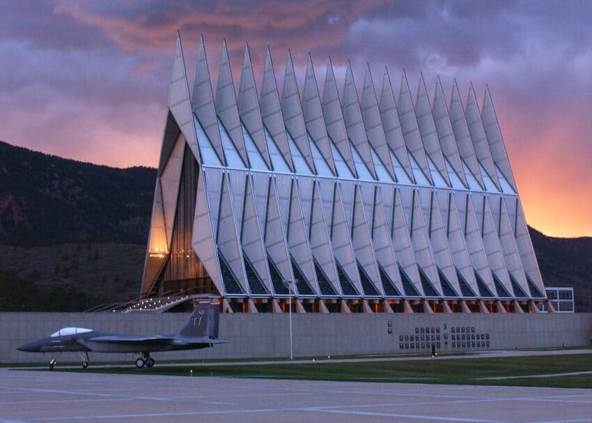 The United States Air Force Academy Cadet Chapel – Colorado, USA